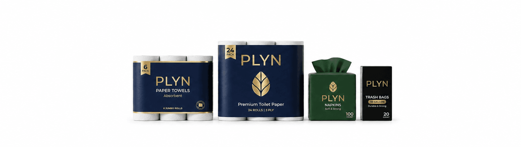 PLYN Hygiene Products Lineup